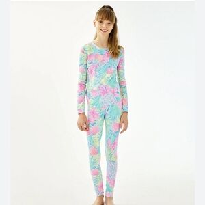 Lilly pulitzer girls pajamas size 7/8